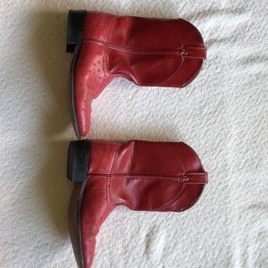 Red Cowgirl / Cowboy Boots